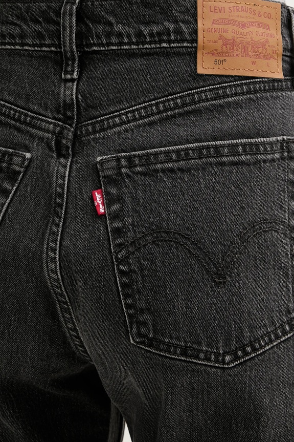Τζιν παντελόνι Levi's 501® CROP μαύρο 36200.0393