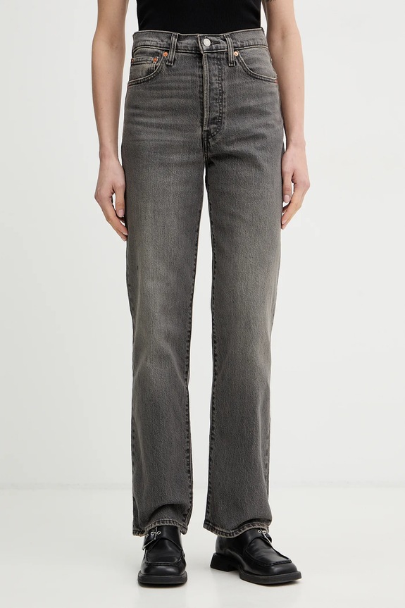 Rifle Levi's RIBCAGE FULL LENGTH sivá 79078.0051