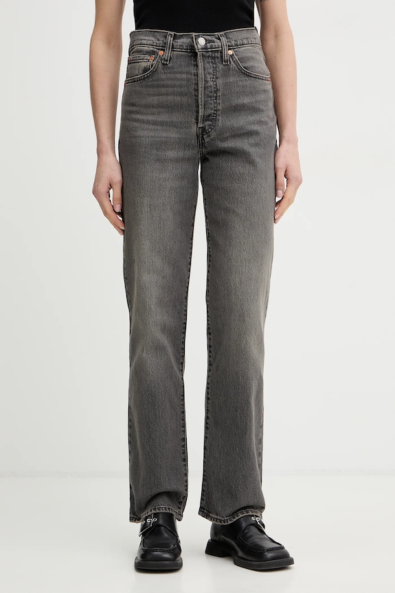 Rifle Levi's RIBCAGE FULL LENGTH sivá 79078.0051