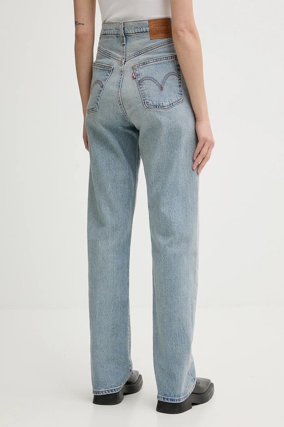 Odzież Levi's jeansy RIBCAGE FULL LENGTH 79078.0063 niebieski
