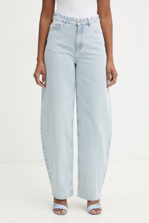 Gestuz jeansy relaxed fit damskie niebieski 10911015