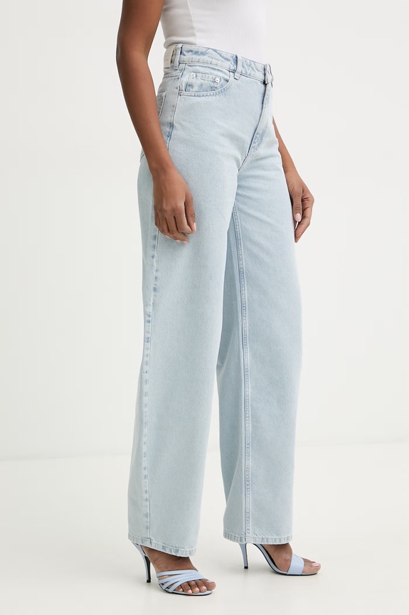 Gestuz jeansy relaxed fit damskie niebieski 10911015