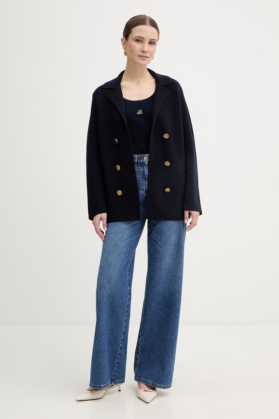 Luisa Spagnoli jeansy Appretto 542847 niebieski SS26