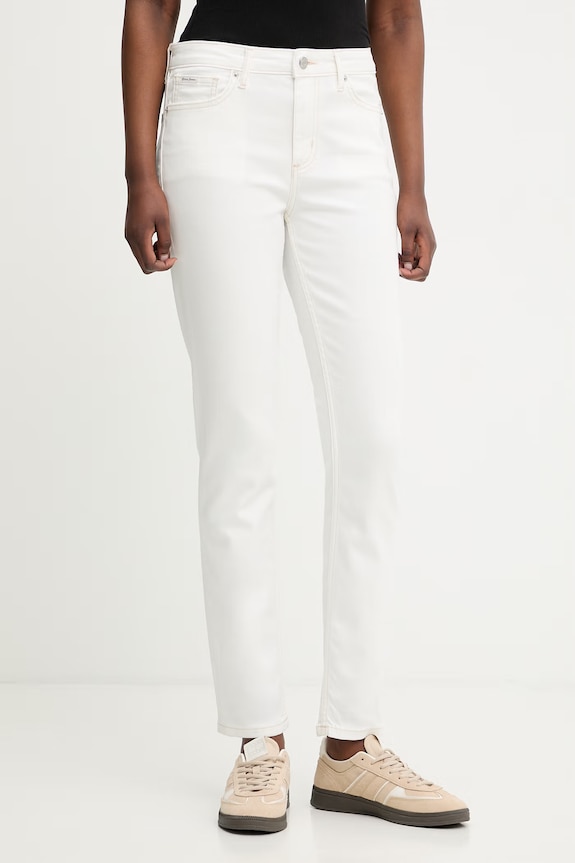 Guess Jeans jeansy skinny damskie biały W6GA92.D7871