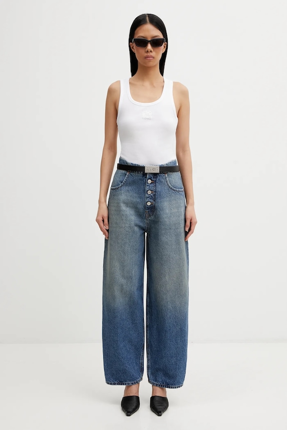 Džíny MM6 Maison Margiela S52LA0235.M30058.965 modrá