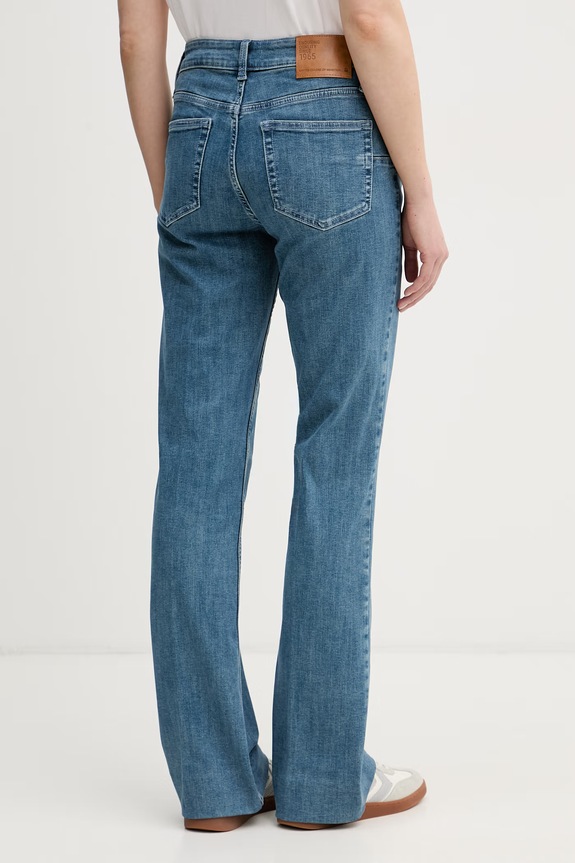 Ruházat United Colors of Benetton bootcut farmer női 4VNZDF0AR kék