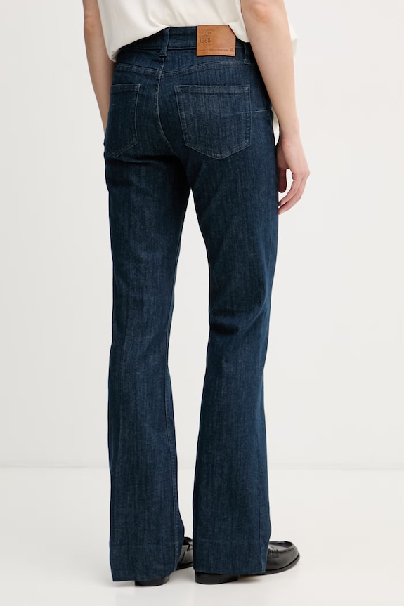 Ruházat United Colors of Benetton bootcut női 4VNZDF0AR sötétkék
