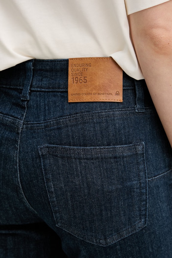 United Colors of Benetton bootcut női sötétkék 4VNZDF0AR