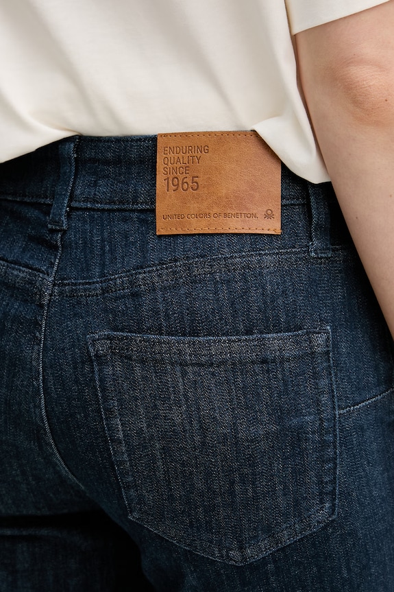 United Colors of Benetton bootcut női sötétkék 4VNZDF0AR