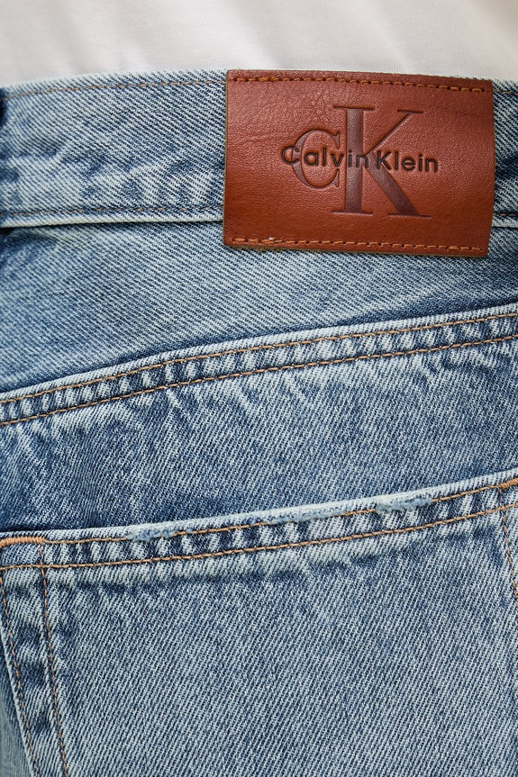 Calvin Klein Jeans rifle rovné dámske modrá LV047F473G