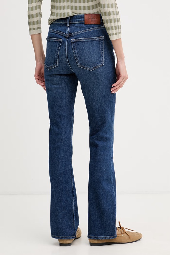 Ρούχα Calvin Klein Jeans bootcut γυναικεία LV047F664G μπλε