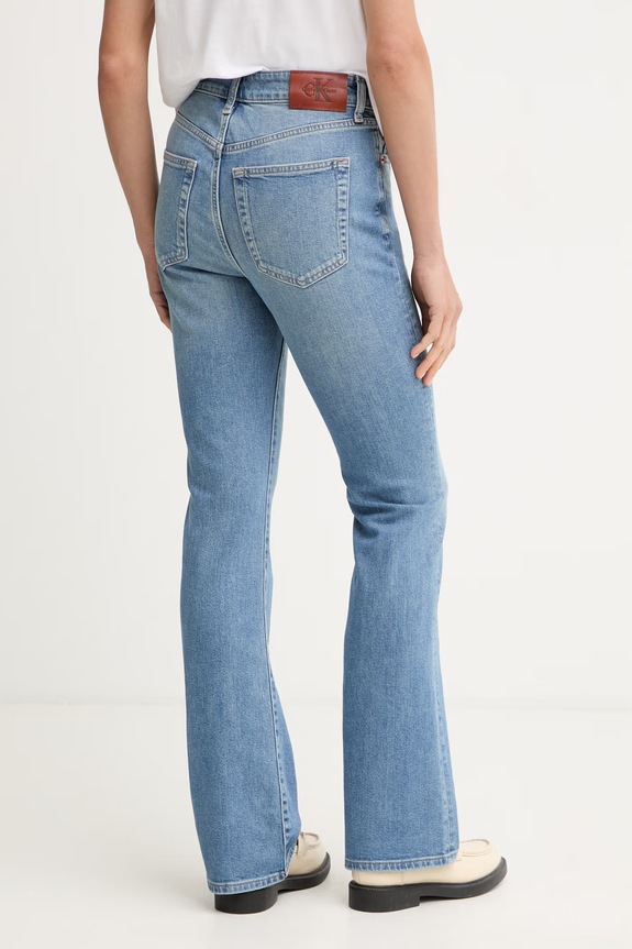 Odjeća Calvin Klein Jeans flare traperice ženske LV047F665G plava