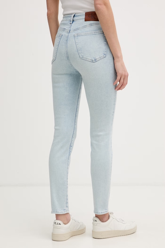 Ρούχα Calvin Klein Jeans στενά γυναικεία LV047F667G μπλε