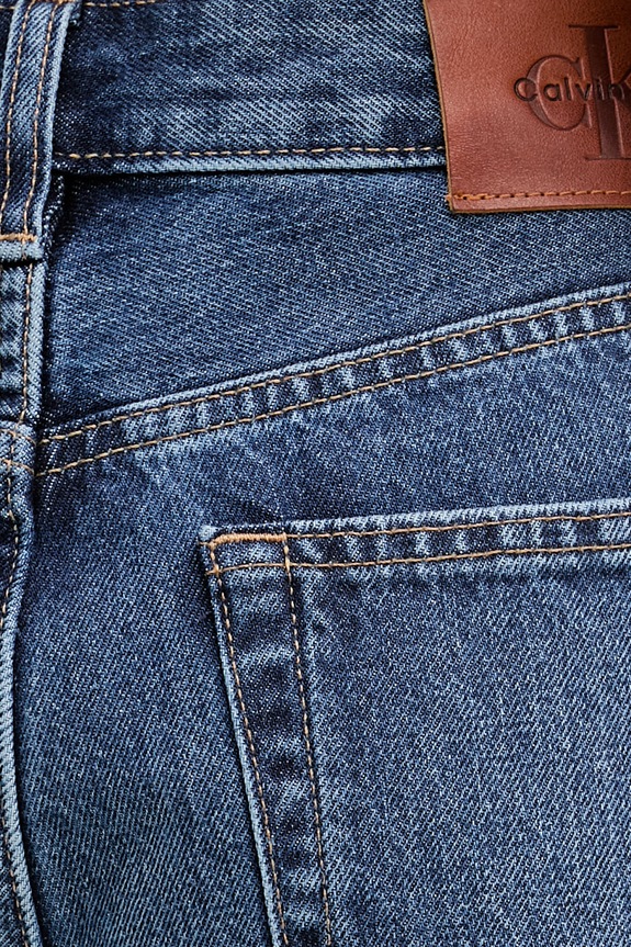 Calvin Klein Jeans rifle straight dámske modrá LV047F682G