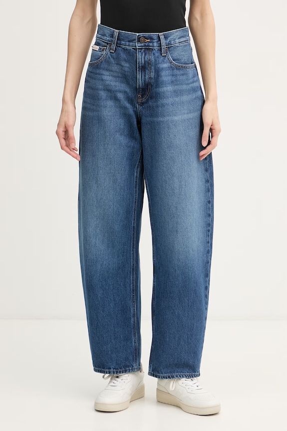 Calvin Klein Jeans rifle barrel dámske modrá LV047F685G