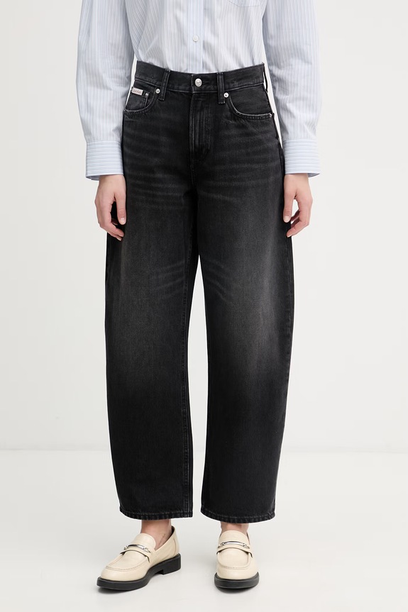 Calvin Klein Jeans τζιν σε χαλαρή γραμμή Γυναικεία μαύρο LV047F686G