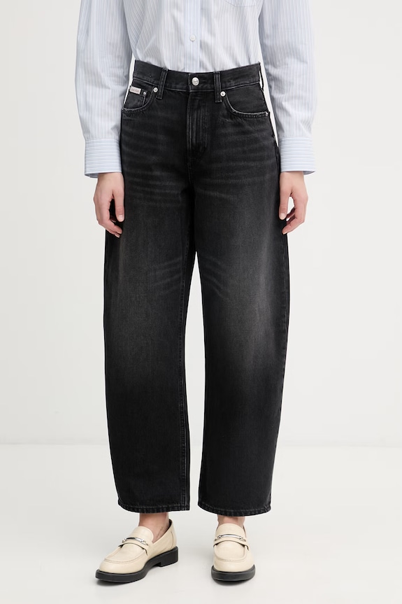 Calvin Klein Jeans τζιν σε χαλαρή γραμμή Γυναικεία μαύρο LV047F686G