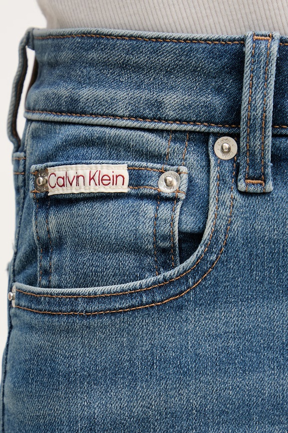 Calvin Klein Jeans rifle skinny dámske modrá LV047F700G