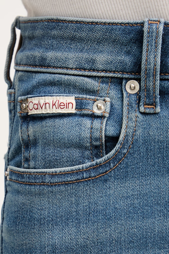 Calvin Klein Jeans rifle skinny dámske modrá LV047F700G