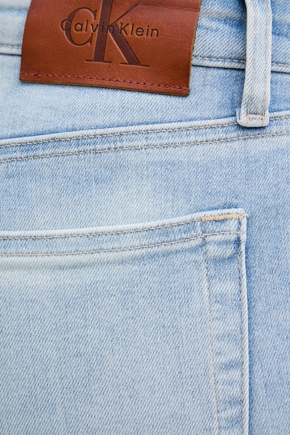 Calvin Klein Jeans skinny kavbojke ženske modra LV047F705G