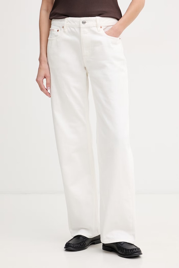 Calvin Klein Jeans ίσια Γυναικεία λευκό LV047F717G