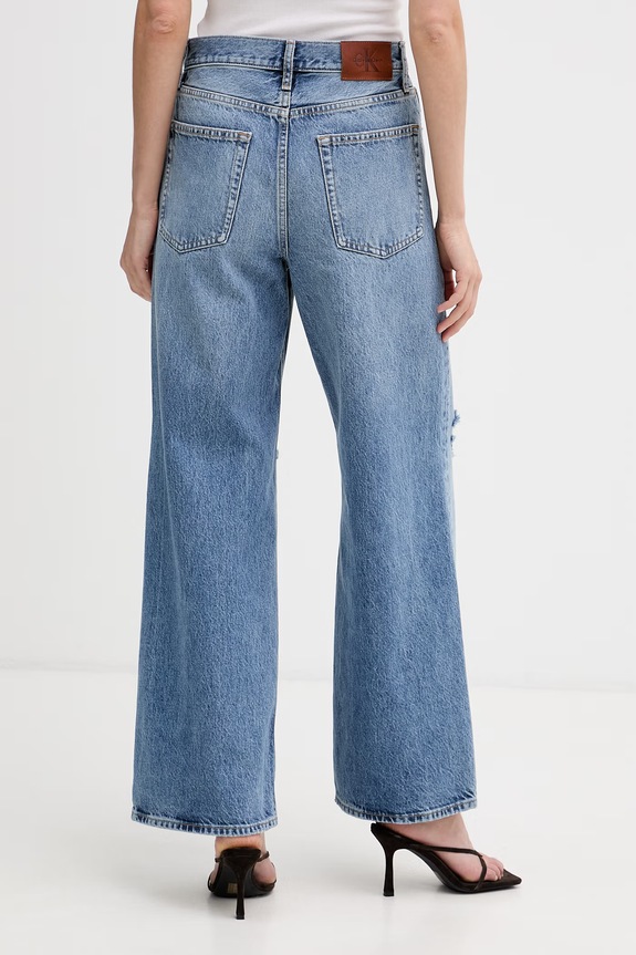 Ρούχα Calvin Klein Jeans Τζιν γυναικεία LV047F744G μπλε