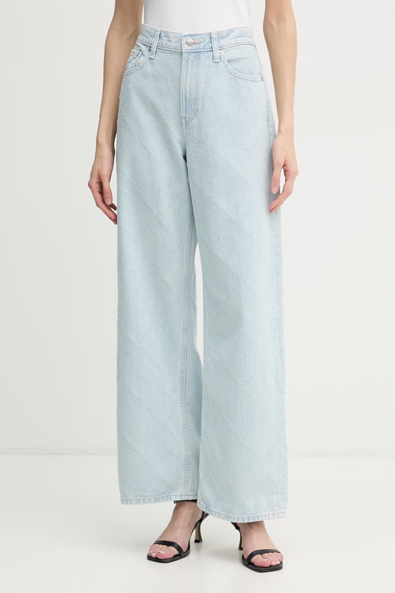 Calvin Klein Jeans rifle dámske modrá LV047F495G