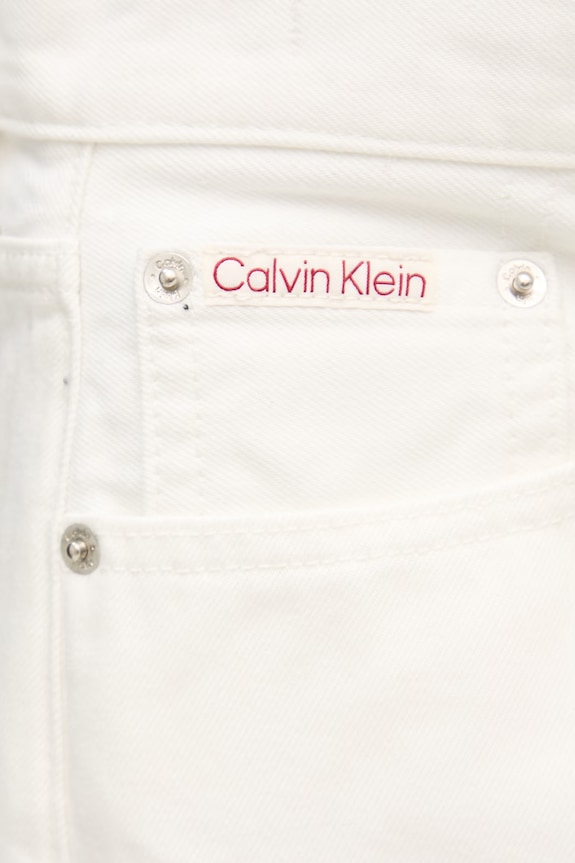 Calvin Klein Jeans blugi relaxed fit pentru femei bej LV047F742G
