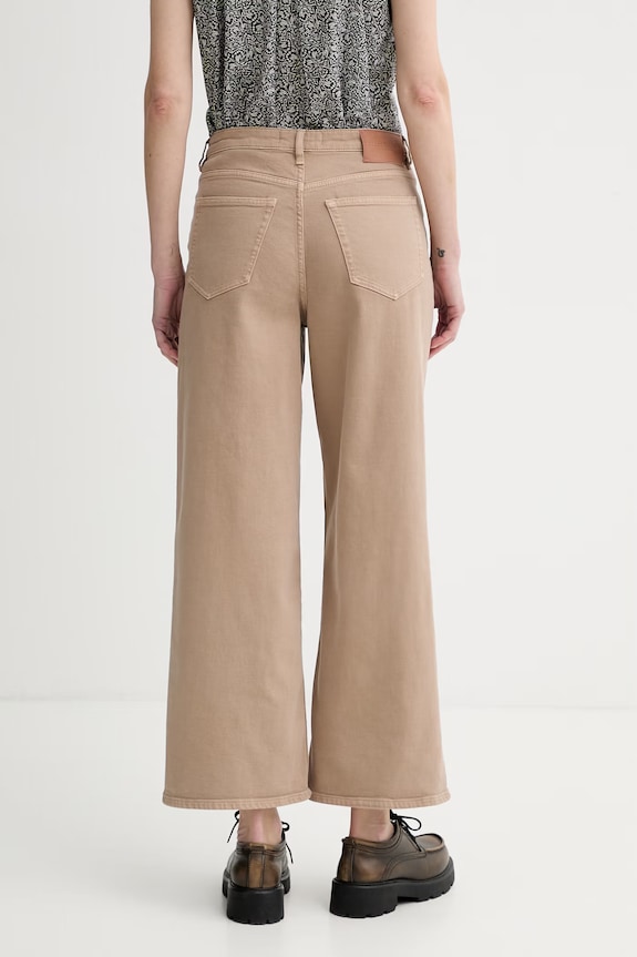 Odzież Marc O'Polo Jeansy wide leg damskie 5000013171 beżowy