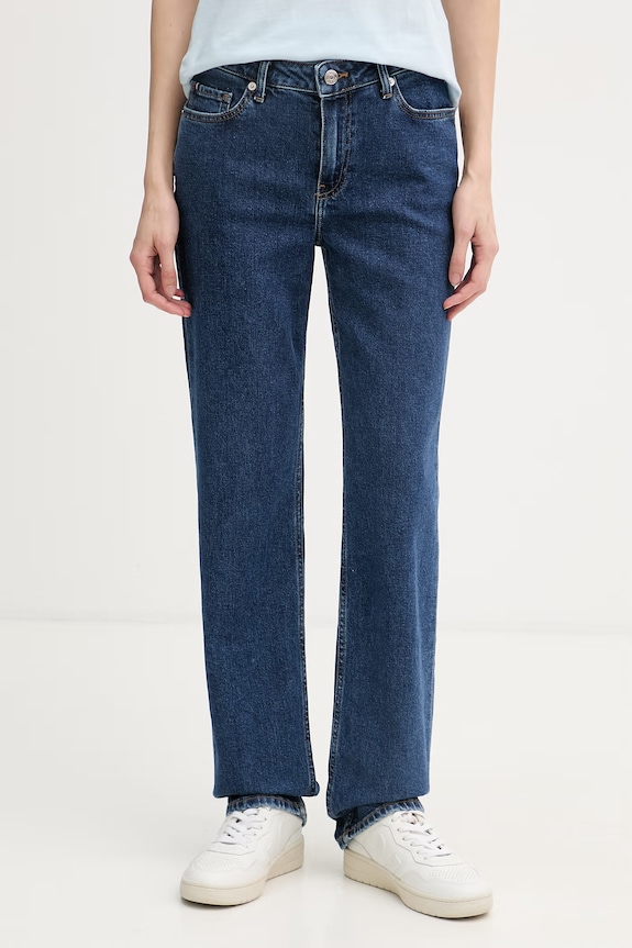 Tommy Hilfiger rifle straight dámske tmavomodrá WW0WW48564