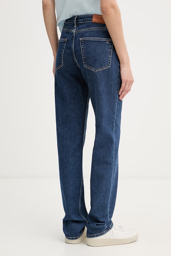 Oblečenie Tommy Hilfiger rifle straight dámske WW0WW48564 tmavomodrá