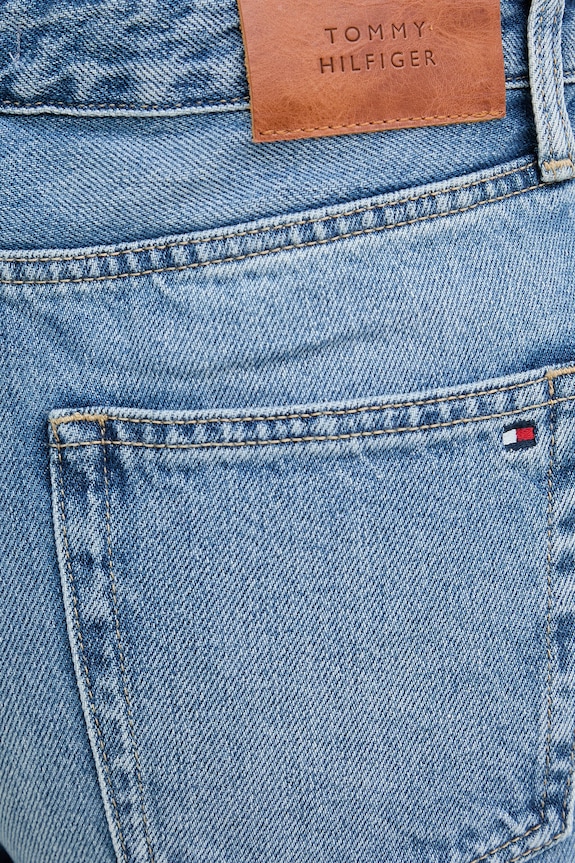 Tommy Hilfiger ravne kavbojke ženske modra WW0WW48569