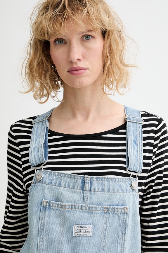 Τζιν σαλοπέτα Levi's VINTAGE SHORTALL μπλε 52333.0068