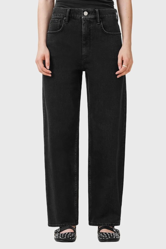 Τζιν παντελόνι AllSaints SADIE Planet friendly μαύρο W045ED