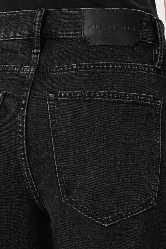 Τζιν παντελόνι AllSaints SADIE W045ED μαύρο