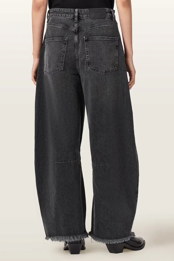 Τζιν παντελόνι AllSaints PAYTON W059EE μαύρο SS26
