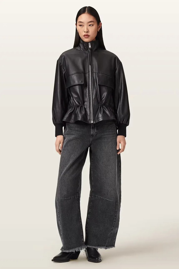 Ρούχα Τζιν παντελόνι AllSaints PAYTON W059EE μαύρο
