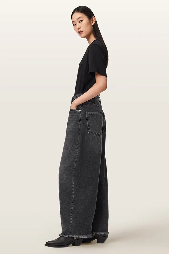 Τζιν παντελόνι AllSaints PAYTON μαύρο W059EE