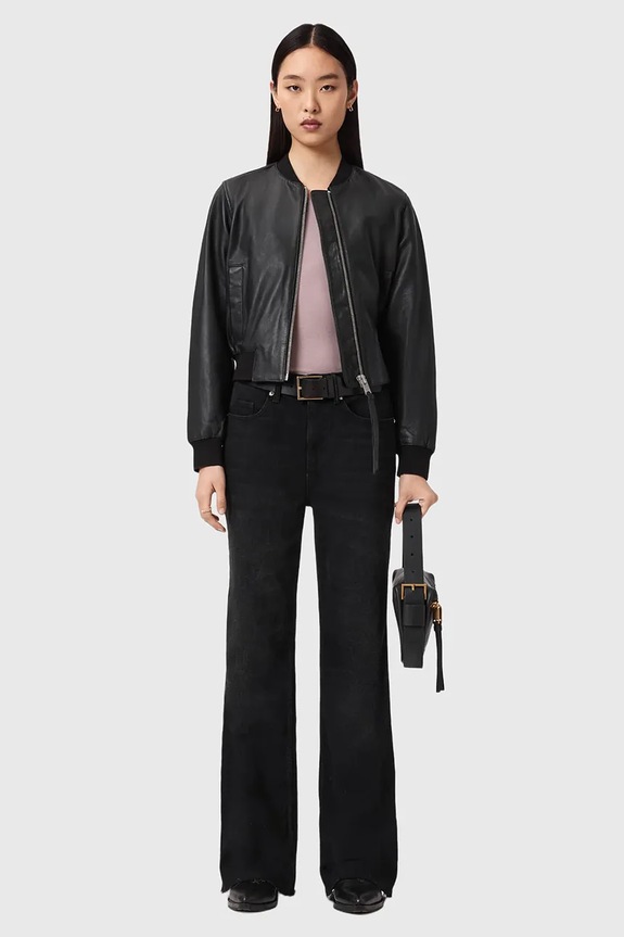 Ρούχα Τζιν παντελόνι AllSaints EMBER W060EE μαύρο