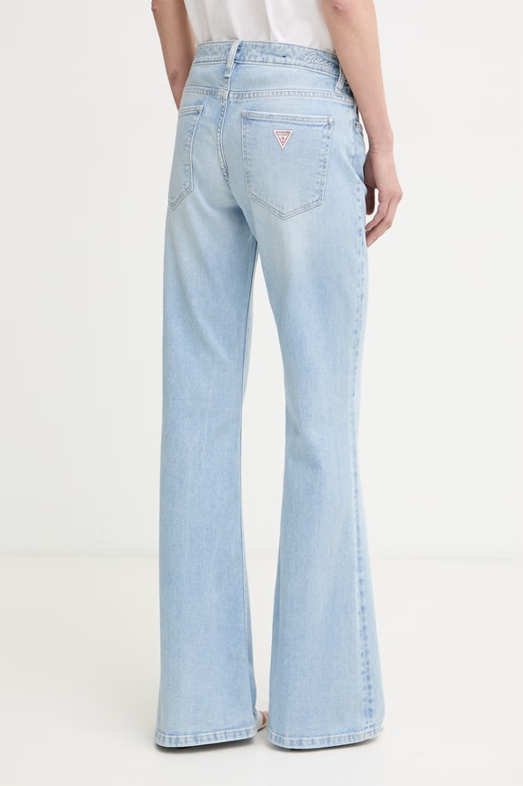 Ruházat Guess flare női W6GAJ7.D0716 kék