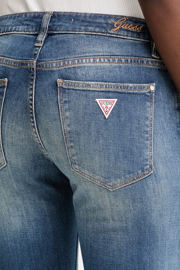 Guess blugi evazați pentru femei albastru W6GAJ7.D0717
