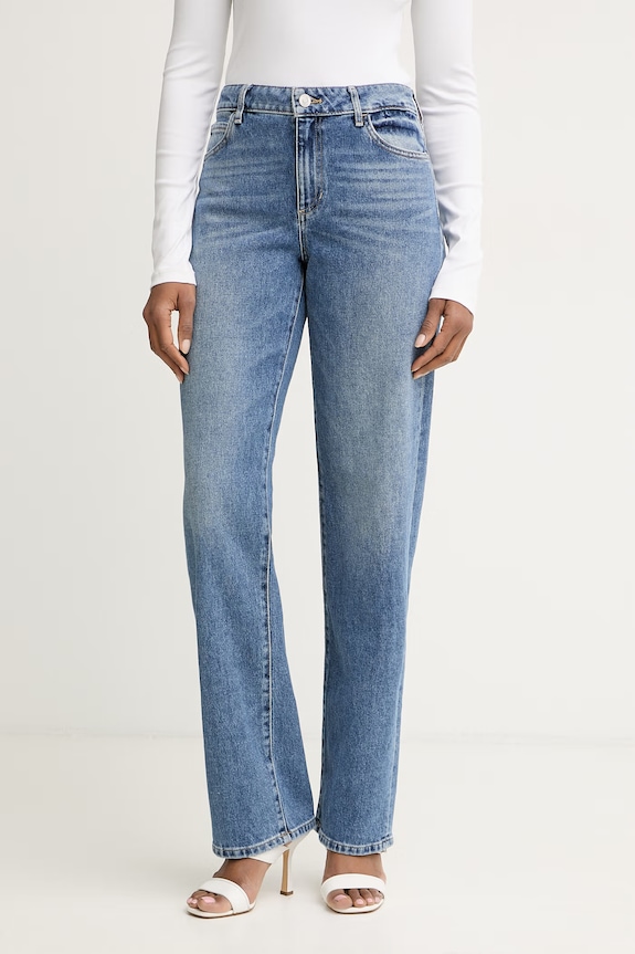 Guess jeansy relaxed fit damskie GAIA niebieski W6GA11.D0842