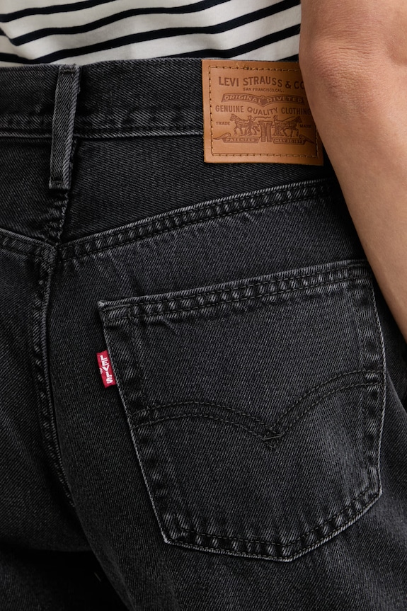Τζιν παντελόνι Levi's EASY DAD μαύρο 005DC