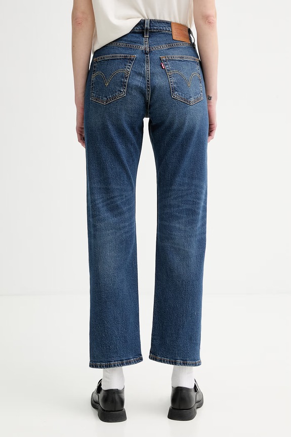 Îmbrăcăminte Levi's jeans 501 CURVE LIGHTWEIGHT 0066J albastru