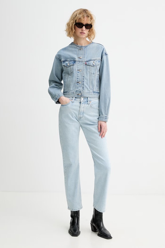 Levi's jeans 501 CURVE LIGHTWEIGHT 0066J albastru SS26