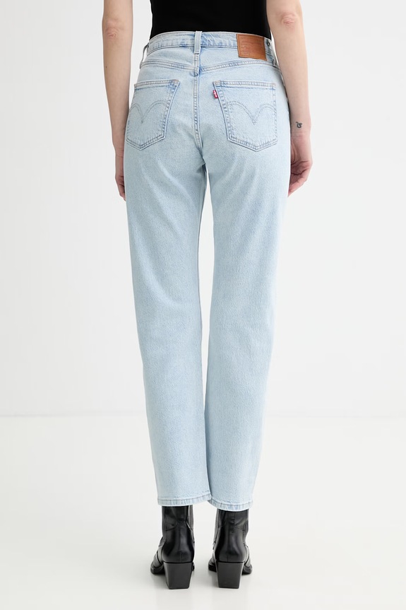 Îmbrăcăminte Levi's jeans 501 CURVE LIGHTWEIGHT 0066J albastru