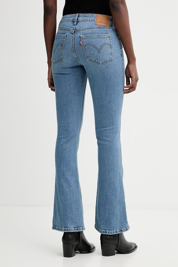 Ruházat Levi's farmer LOW SLIM BOOT 006KC kék