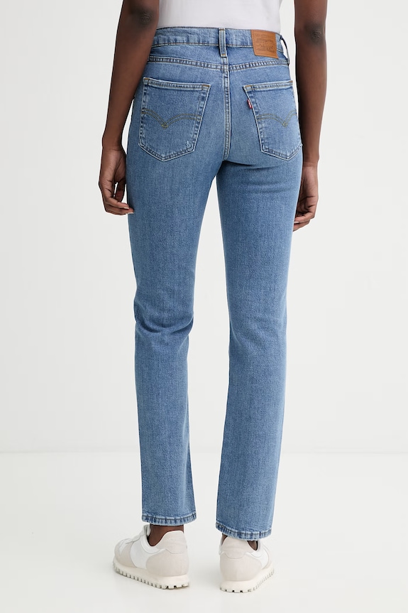 Îmbrăcăminte Levi's jeans 724 HIGH RISE STRAIGHT 18883.0438 albastru