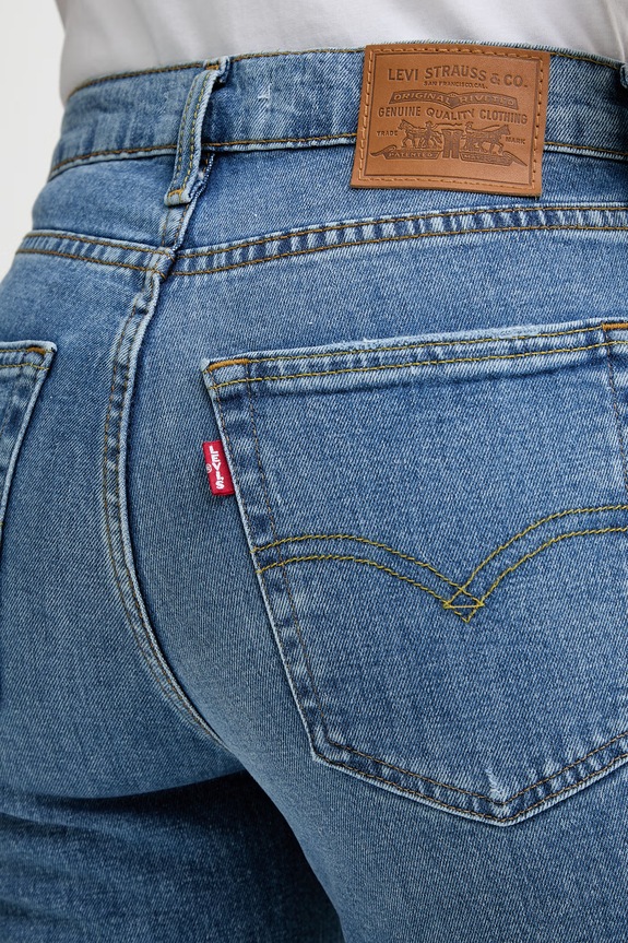 Levi's jeans 724 HIGH RISE STRAIGHT albastru 18883.0438