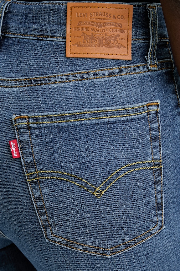 Τζιν παντελόνι Levi's 724 HIGH RISE STRAIGHT μπλε 18883.0440